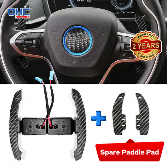 Magnetic Carbon Fiber Paddle Shifters For BMW F10 F06 F07 F11 F18 F12 F13 F01 F02 F30 F31 F32 F33 F34 2 3 4 5 6 7 Series G20 G30 G32 G38 G12 G01 G80 F90 F92 30 X3: G01 X4: G02 X5: G05 X6: G06 X7 G07 F20 F30 F32 F34 F36 F80 I8