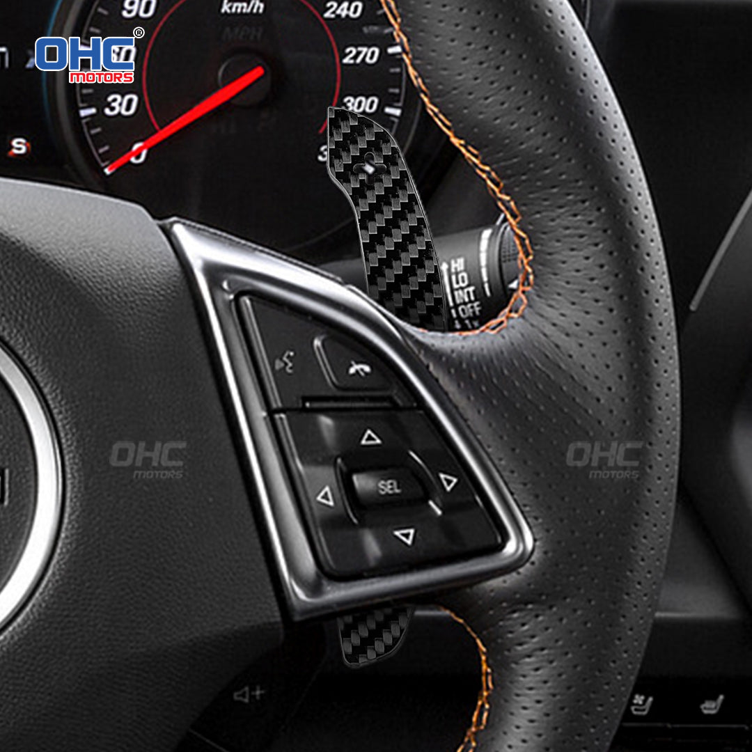 Carbon Fiber Magnetic Paddle Shifters For Corvette C7 Stingray ZR1 Z06 2014-2019