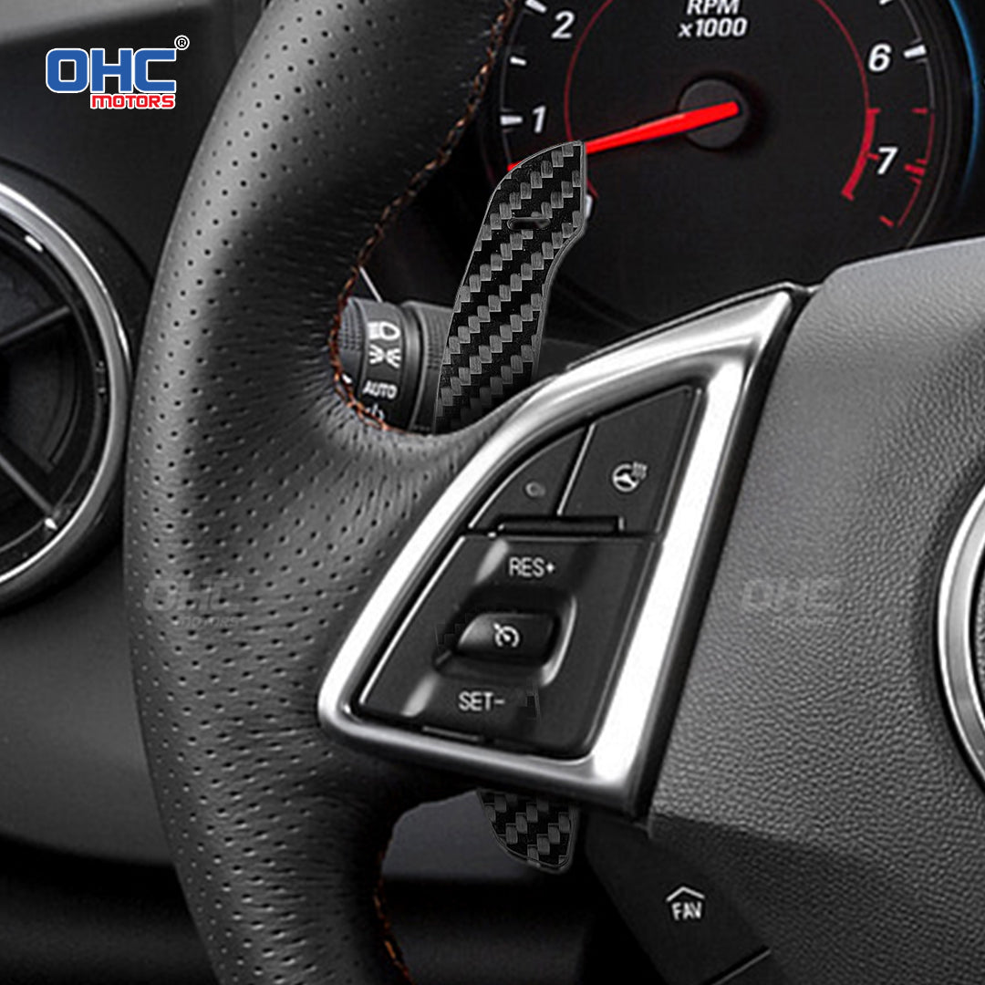 Carbon Fiber Magnetic Paddle Shifters For Corvette C7 Stingray ZR1 Z06 2014-2019