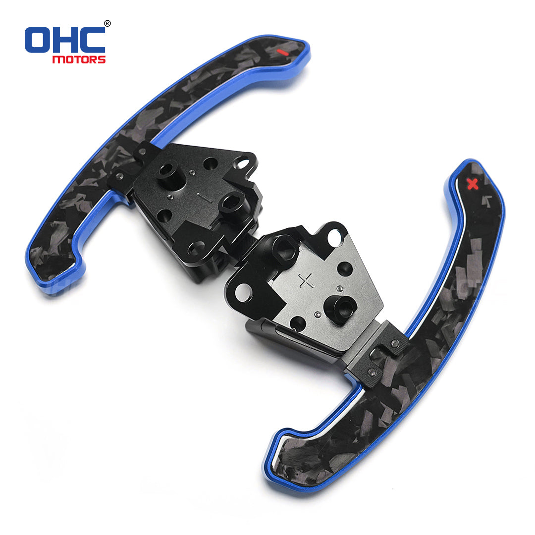 Glossy Carbon Fiber & Aluminum Alloy Magentic Paddle Shifters For Lexus IS NX RC 200 250 300 350 for TOYOTA 86 BRZ