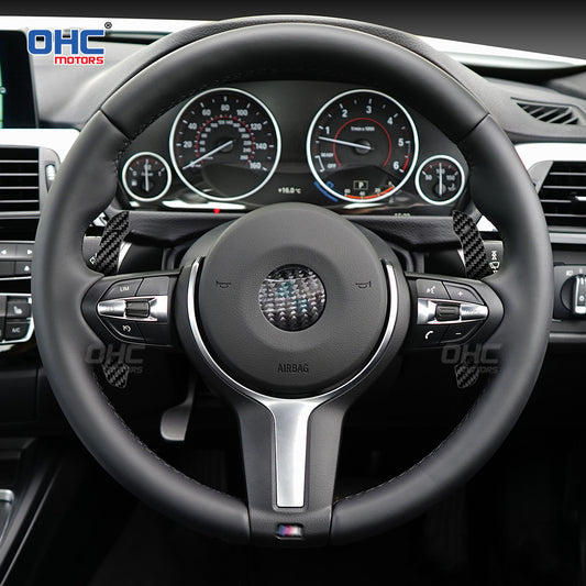 Magnetic Carbon Fiber Paddle Shifters For BMW F10 F06 F07 F11 F18 F12 F13 F01 F02 F30 F31 F32 F33 F34 2 3 4 5 6 7 Series G20 G30 G32 G38 G12 G01 G80 F90 F92 30 X3: G01 X4: G02 X5: G05 X6: G06 X7 G07 F20 F30 F32 F34 F36 F80 I8