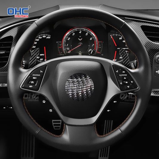 Carbon Fiber Magnetic Paddle Shifters For Chevrolet Corvette C7 ZR1 2014-2019