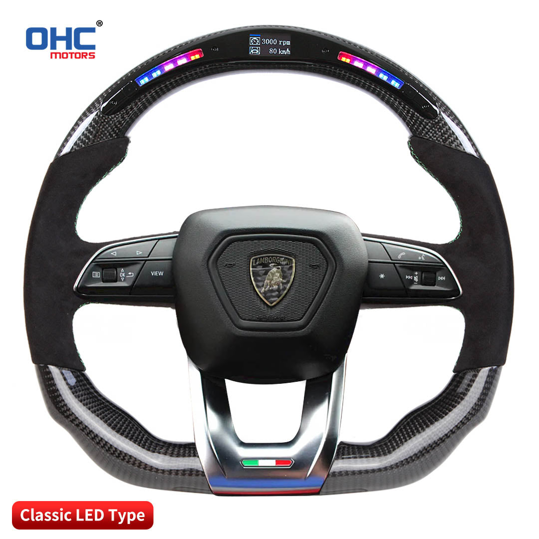 OHC Motors Led Light Up Steering Wheel for Lamborghini Urus 2018-2021