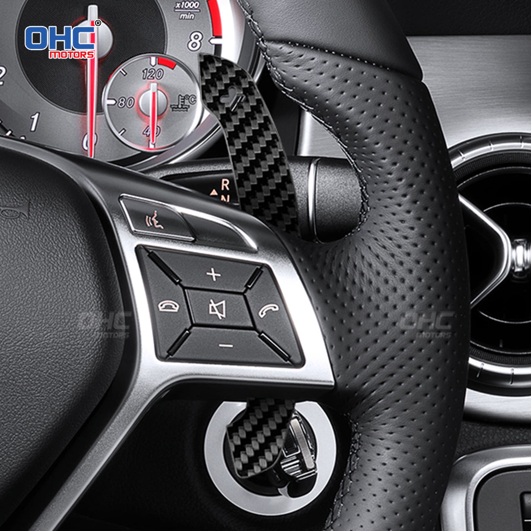 Carbon Fiber Magnetic Paddle Shifters For Mercedes Benz X156 X204 C117 X117 W218 X218 R231 Class:GLA GLK CLA CLS SL