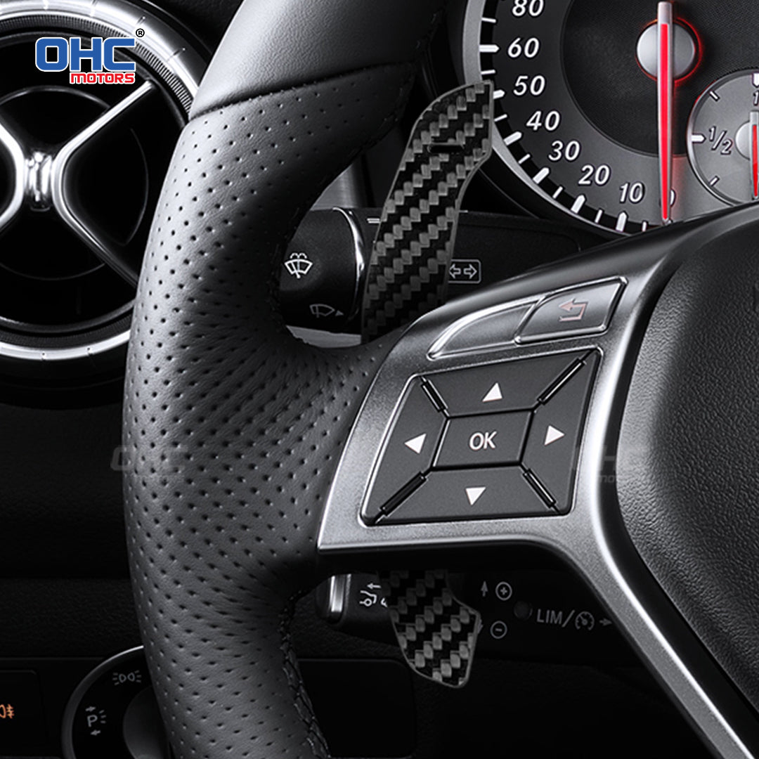 Carbon Fiber Magnetic Paddle Shifters For Mercedes Benz X156 X204 C117 X117 W218 X218 R231 Class:GLA GLK CLA CLS SL