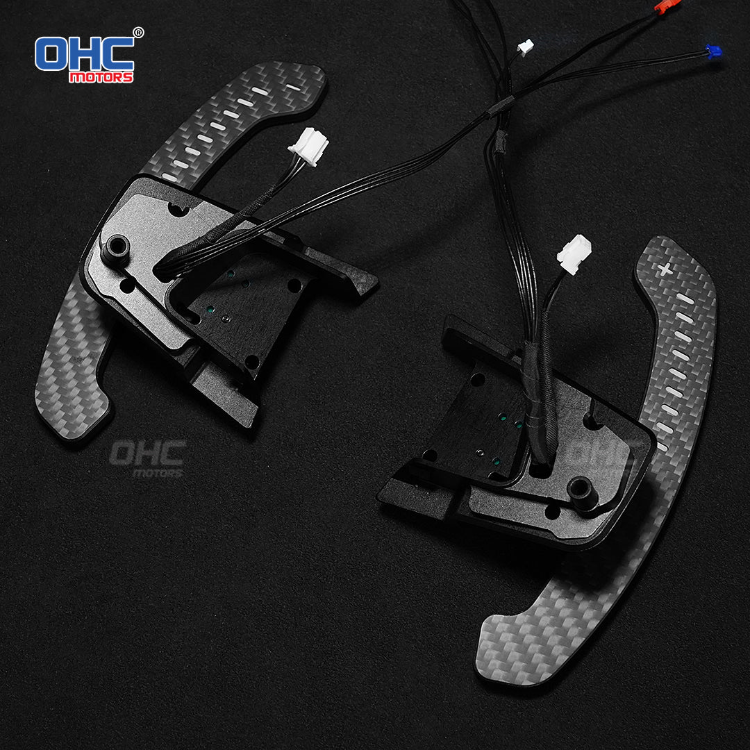 OHC Motors Carbon Fiber LED Magnetic Paddle Shifters For Volkswagen GTI Golf 7 Golf R MK7/7.5 VW Polo GTI Scirocco