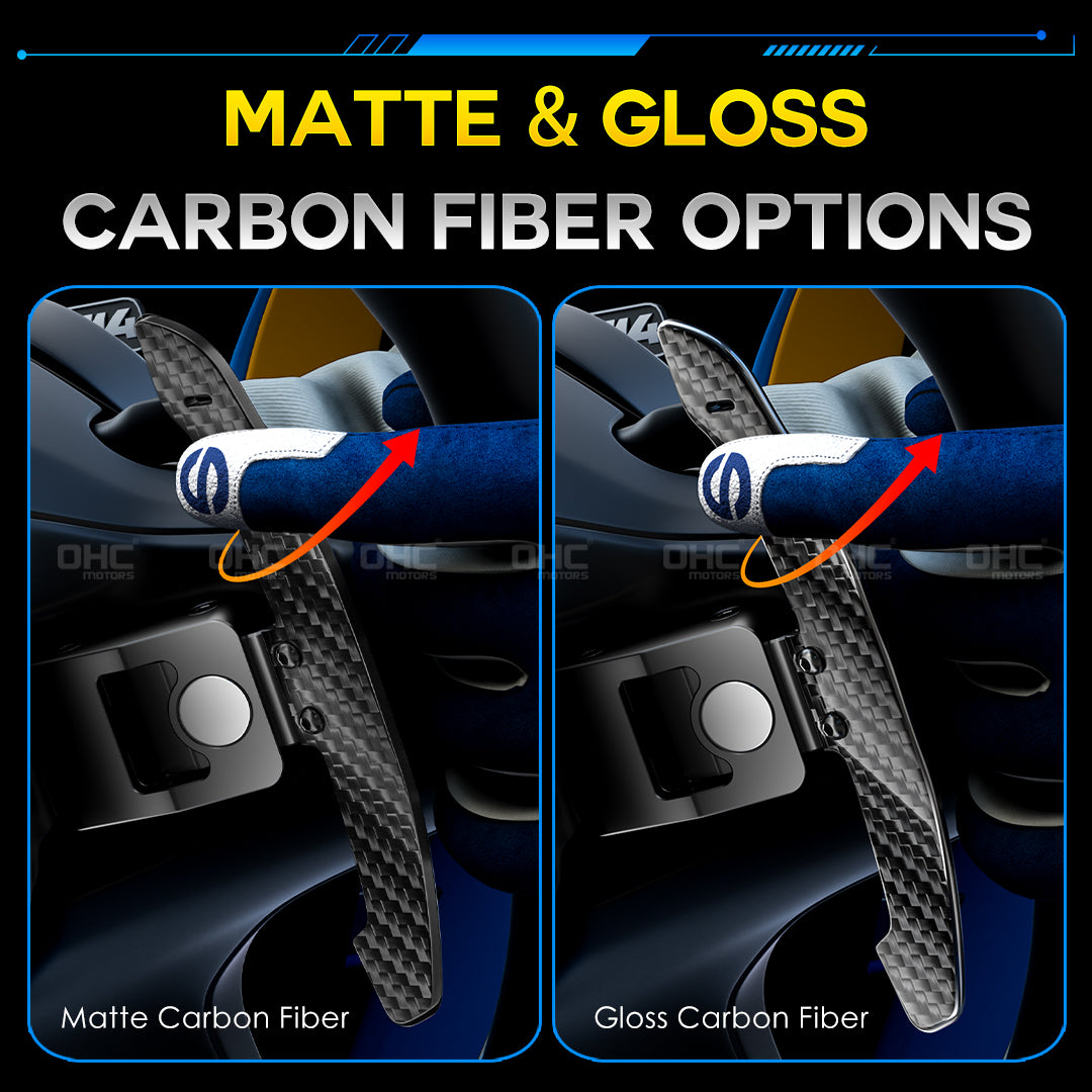Carbon Fiber Magnetic Paddle Shifters For Chevrolet Corvette C7 ZR1 2014-2019