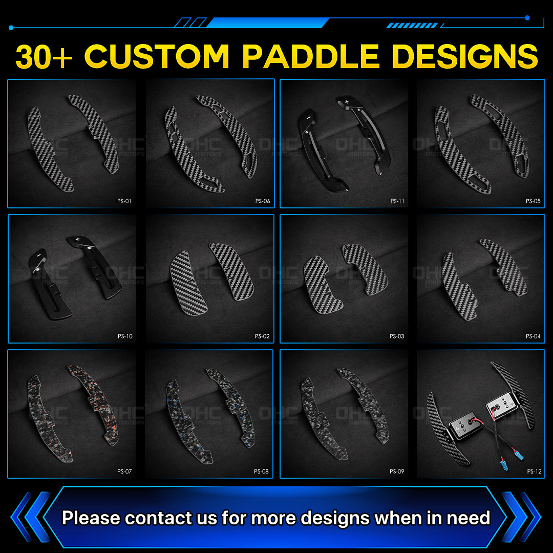 Carbon Fiber Magnetic Paddle Shifters For Chevrolet Corvette C7 ZR1 2014-2019