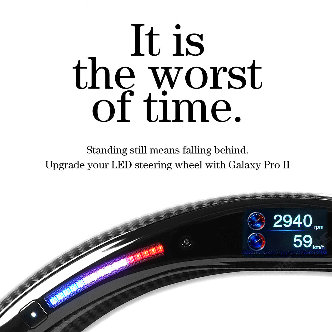 Galaxy Pro II LED Display Steering Wheel Kit Suitable For All Models After 2000 Intelligent Driving Data Display LED Steering