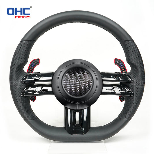 LED Magnetic Carbon Fiber Paddle Shifters For Mercedes Benz G63 2025 E CLS C-Class W213/W214 W223 W206 SUV W167 X167 2024