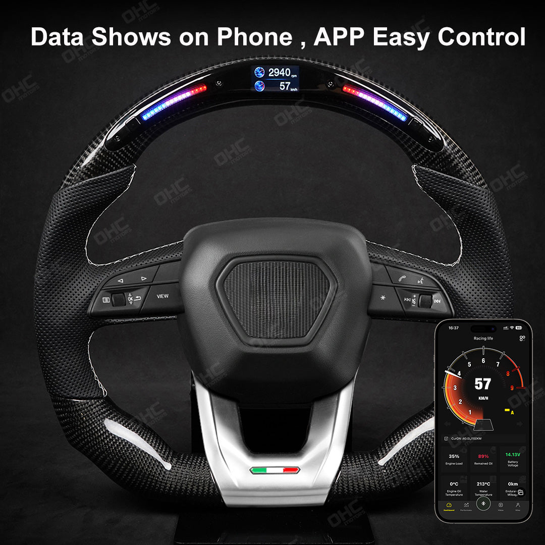 Galaxy Pro II LED Display Steering Wheel Kit Suitable For All Models After 2000 Intelligent Driving Data Display LED Steering