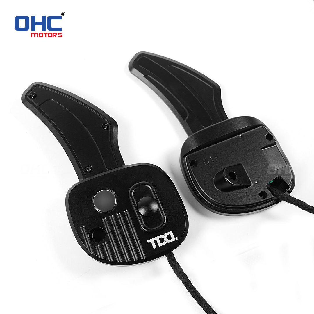 LED Magnetic Carbon Fiber Paddle Shifters For Dodge Challenger Charger Jeep Durango Grand Cherokee Chrysler 300 SRT Hellcat