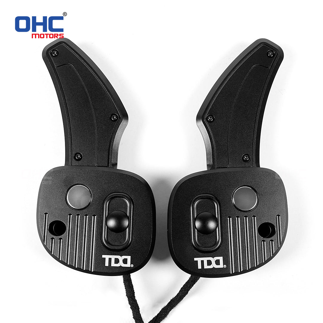 LED Magnetic Carbon Fiber Paddle Shifters For Dodge Challenger Charger Jeep Durango Grand Cherokee Chrysler 300 SRT Hellcat