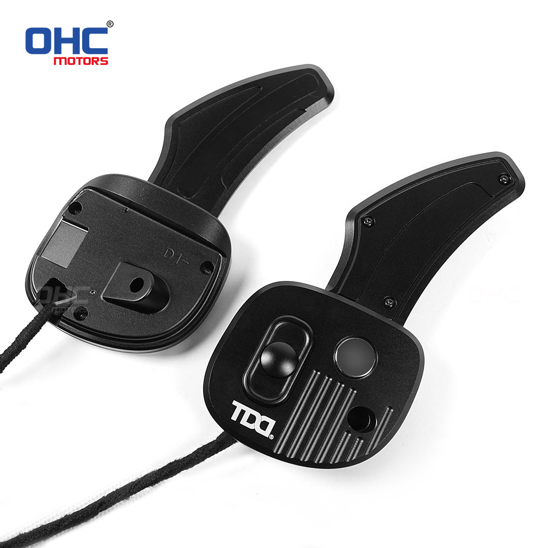 LED Magnetic Carbon Fiber Paddle Shifters For Dodge Challenger Charger Jeep Durango Grand Cherokee Chrysler 300 SRT Hellcat