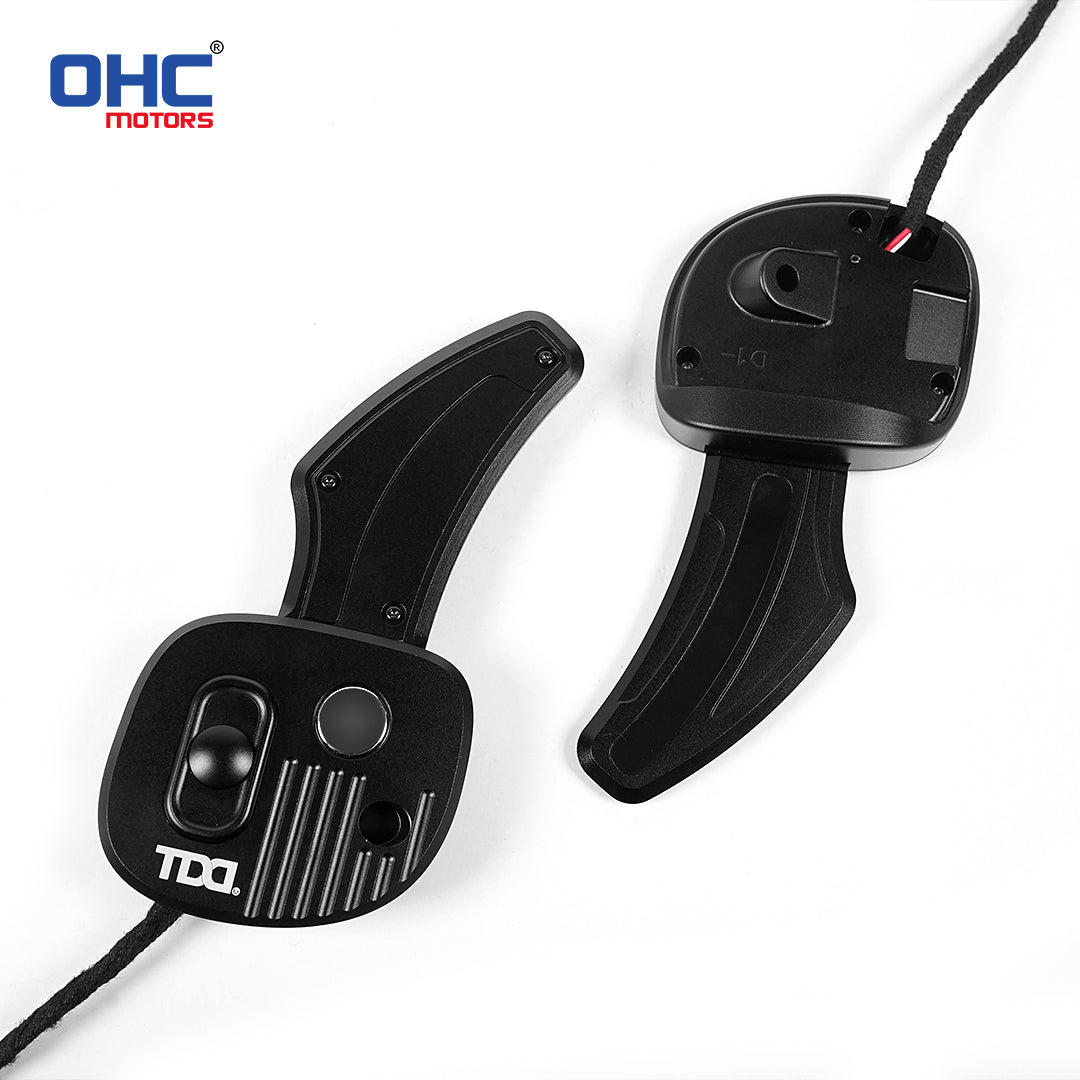LED Magnetic Carbon Fiber Paddle Shifters For Dodge Challenger Charger Jeep Durango Grand Cherokee Chrysler 300 SRT Hellcat