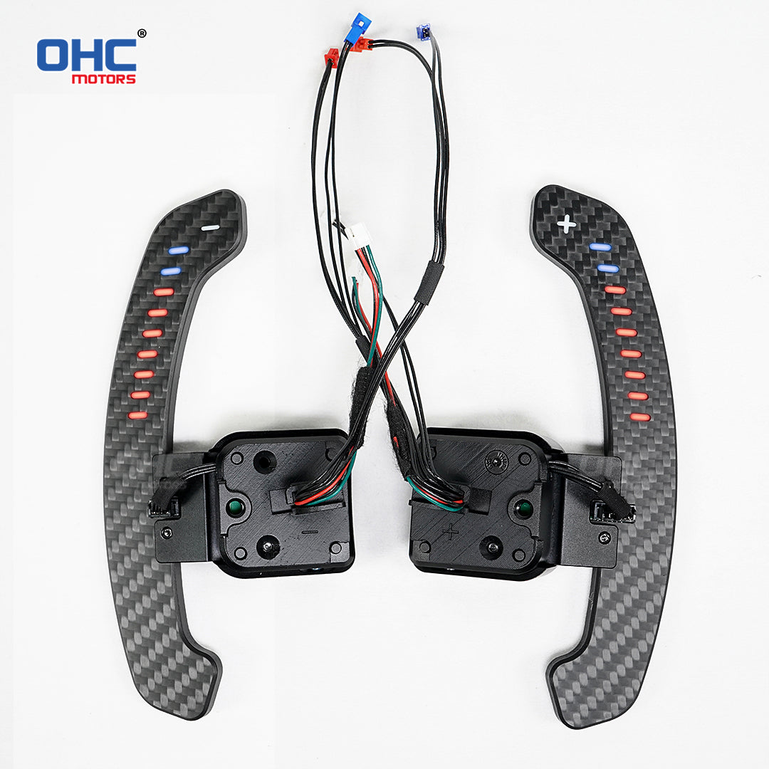 Magnetic LED Paddle Shifters for Audi A1 A2 A4 A5 A6 A7 S1 S4 S5 S6 S7 RS6 RS7 A5 RS3 RS4 TT RS Q5 Q7 A8 S Line