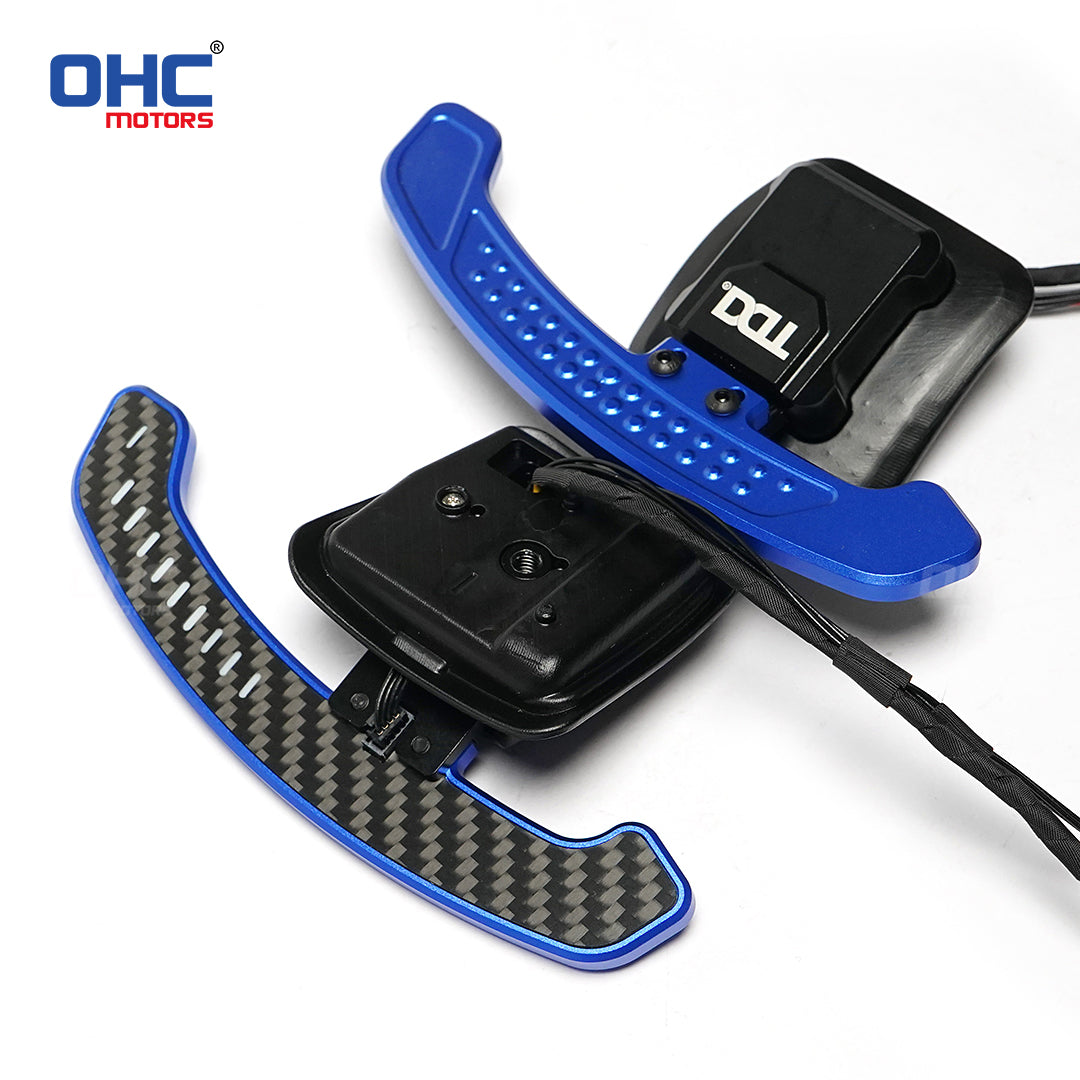 LED Magnetic Carbon Fiber Paddle Shifters ForBMW E90 M3 E92 M3 E93 M3 X5M X6M E70 E71 Steering Wheel Shift Paddle（副本）