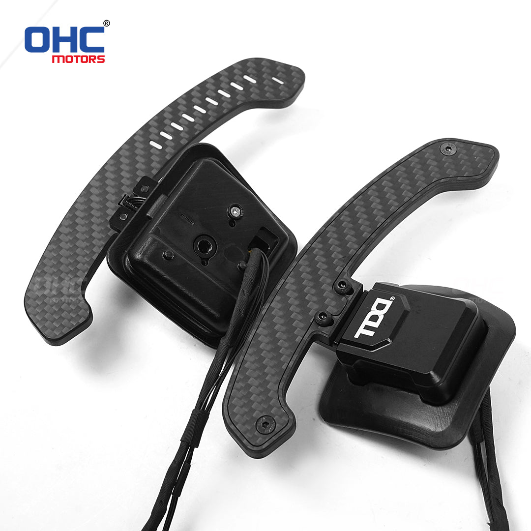LED Magnetic Carbon Fiber Paddle Shifters ForBMW E90 M3 E92 M3 E93 M3 X5M X6M E70 E71 Steering Wheel Shift Paddle（副本）