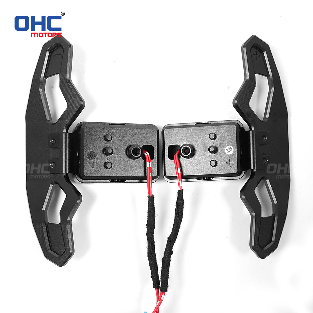 Magnetic Carbon Fiber Paddle Shifters For BMW F10 F06 F07 F11 F18 F12 F13 F01 F02 F30 F31 F32 F33 F34 2 3 4 5 6 7 Series G20 G30 G32 G38 G12 G01 G80 F90 F92 30 X3: G01 X4: G02 X5: G05 X6: G06 X7 G07 F20 F30 F32 F34 F36 F80 I8