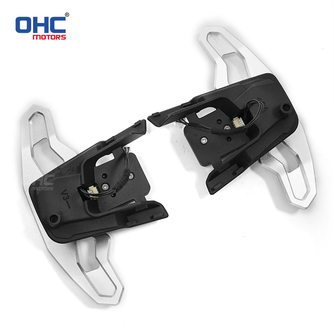 Magnetic Carbon Fiber Paddle Shifters For Volkswagen Golf 7 MK7.5 GTI Golf R Scirocco Arteon Red / Black / Blue / Silver Aluminum Alloy