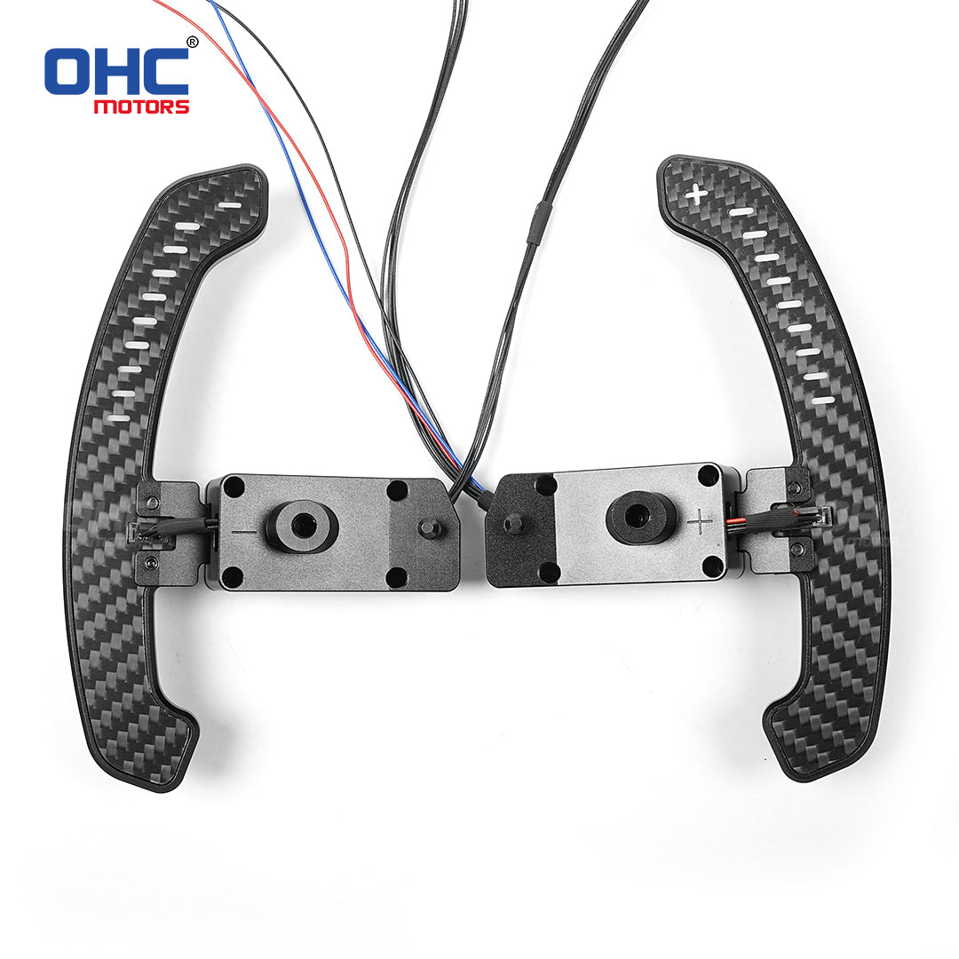 LED Carbon Fiber Magnetic Paddle Shifters For Lexus ES 2022 ES300 ES350/300h 2019-2023