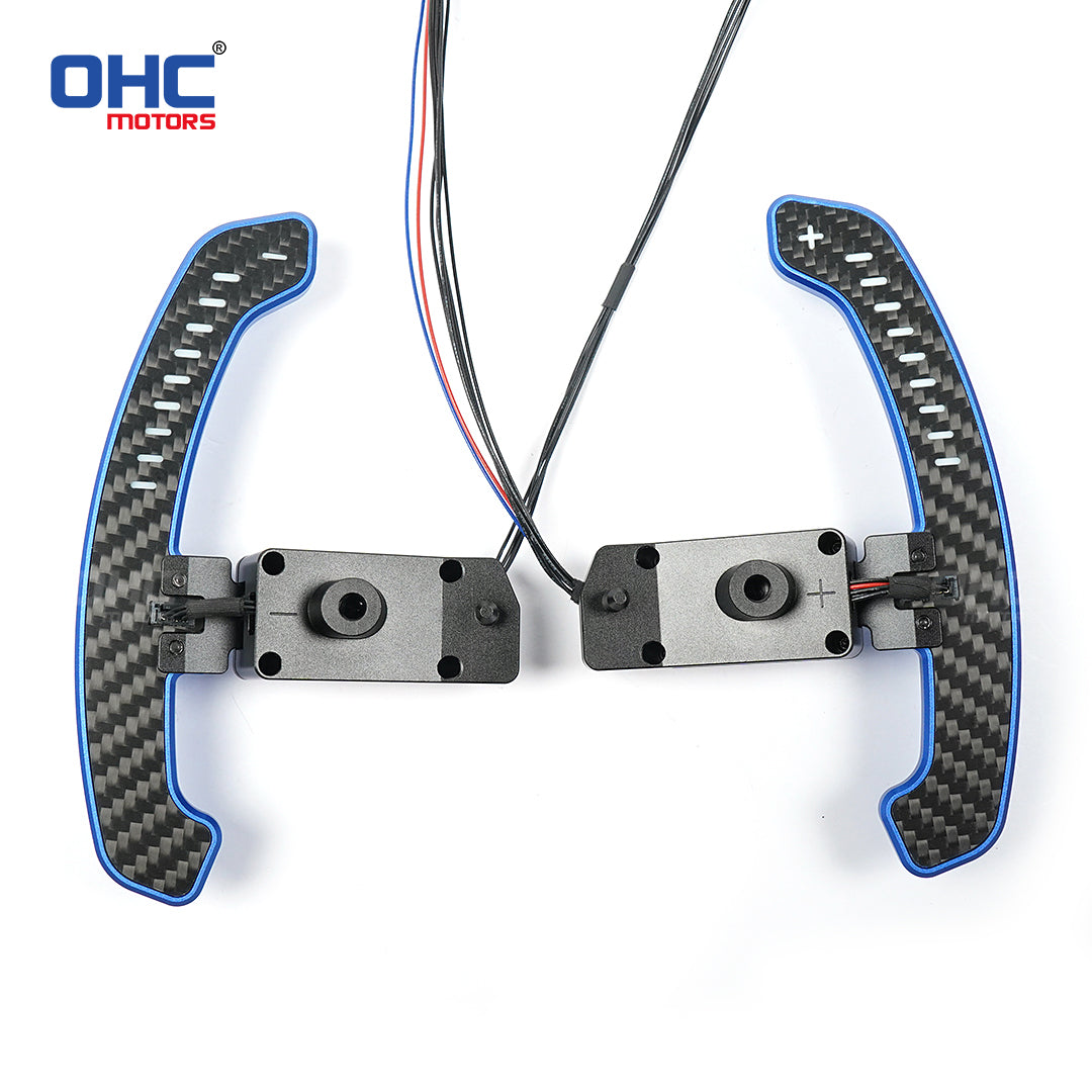 LED Carbon Fiber Magnetic Paddle Shifters For Lexus ES 2022 ES300 ES350/300h 2019-2023