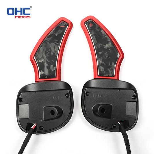 Magnetic Carbon Fiber Paddle Shifters For Dodge Challenger Charger Jeep Durango Grand Cherokee Chrysler 300 SRT Hellcat