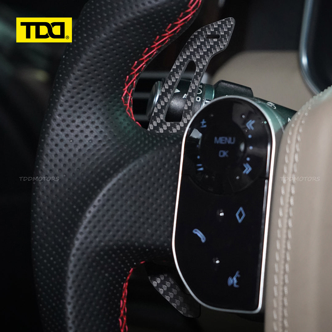 Magnetic Carbon Fiber Paddle Shifters For Jaguar XFL Jaguar 2019 XF Sportbrake Jaguar F-PACE Land Rover Range Rover Sport Discover sports Range Rover Star Pulse
