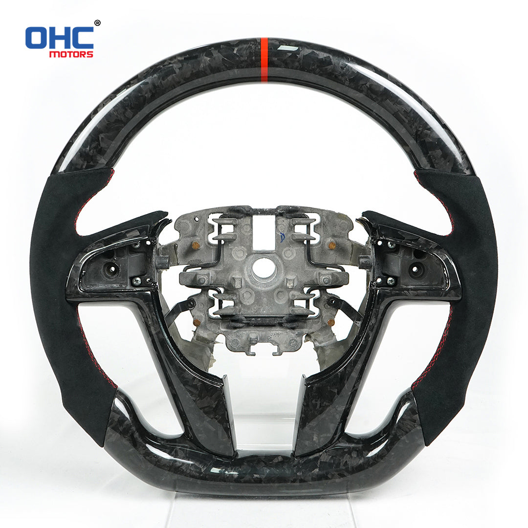 OHC Motors CARBON FIBER STEERING WHEEL for Cheverolet Capr VE COMMODORE HSV E1/2 /3 /Pontiac G8 2008/9 / Holden Commodore (VE) 2006-2012
