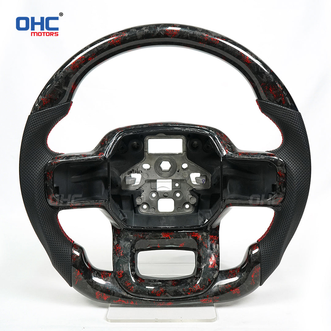 OHC Motors Carbon Fiber Steering Wheel for Ford  2021-2024  F-150 Raptor