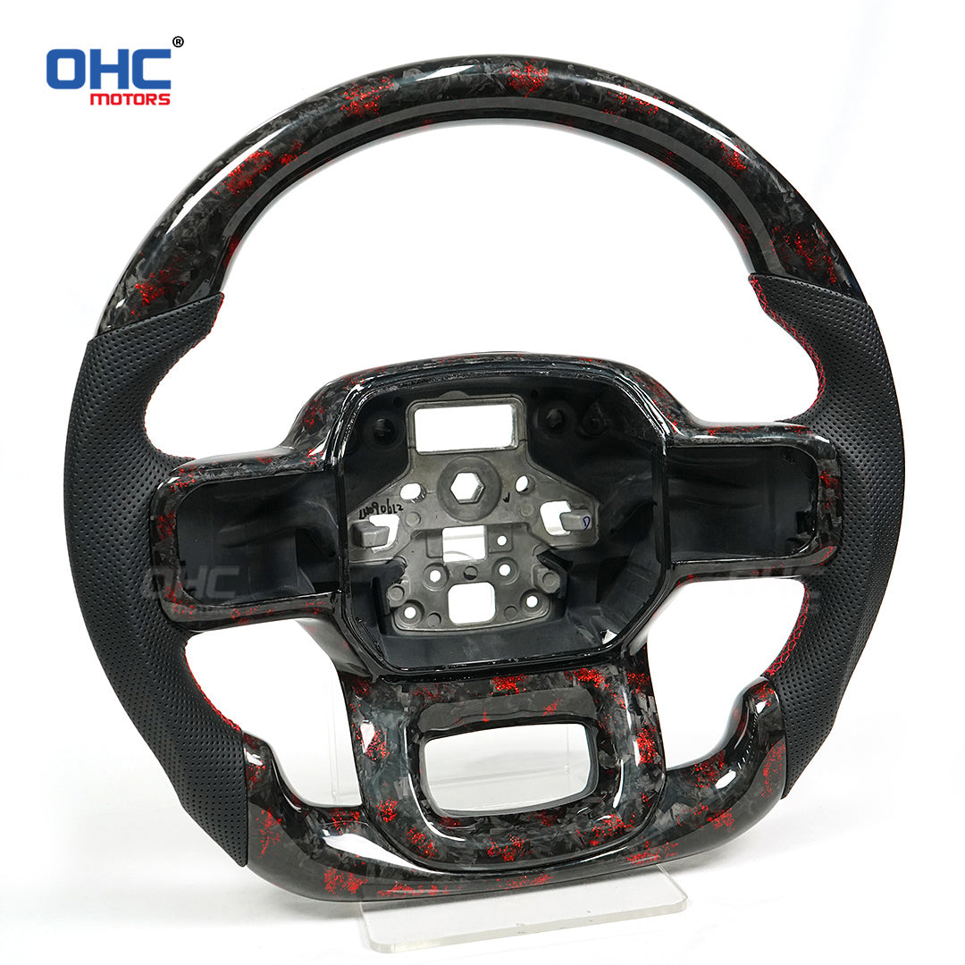 OHC Motors Carbon Fiber Steering Wheel for Ford  2021-2024  F-150 Raptor