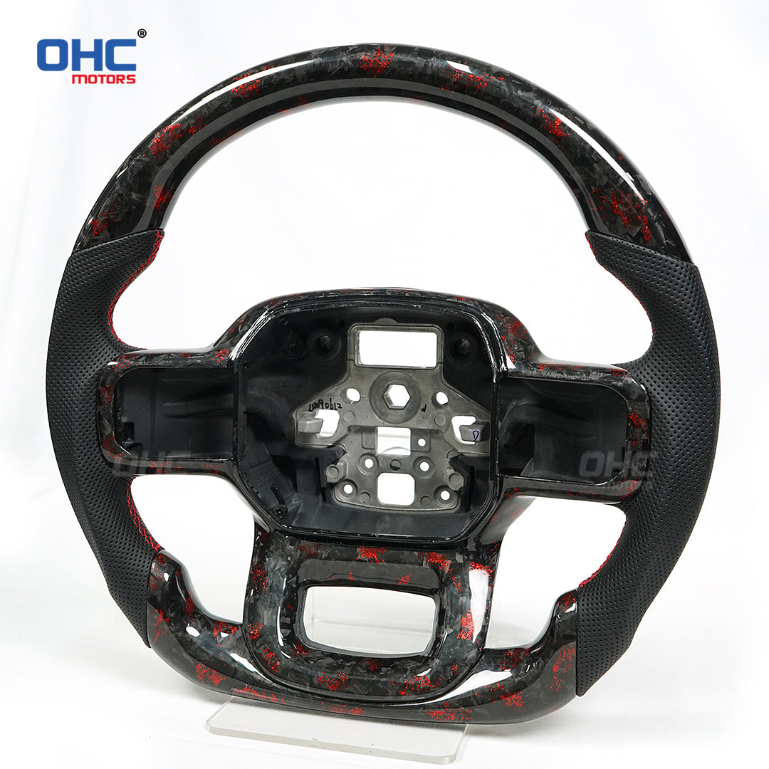 OHC Motors Carbon Fiber Steering Wheel for Ford  2021-2024  F-150 Raptor