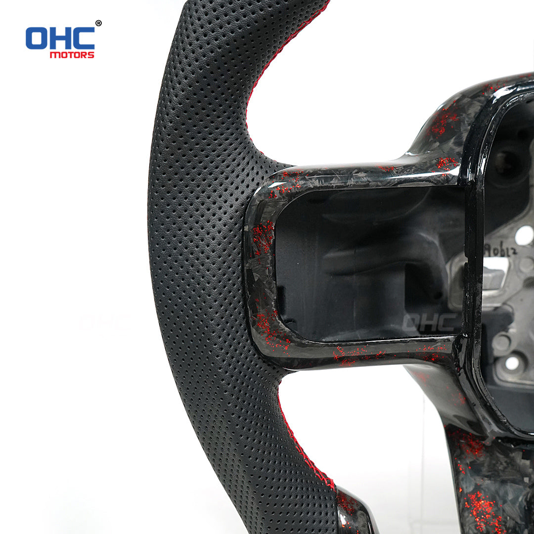 OHC Motors Carbon Fiber Steering Wheel for Ford  2021-2024  F-150 Raptor