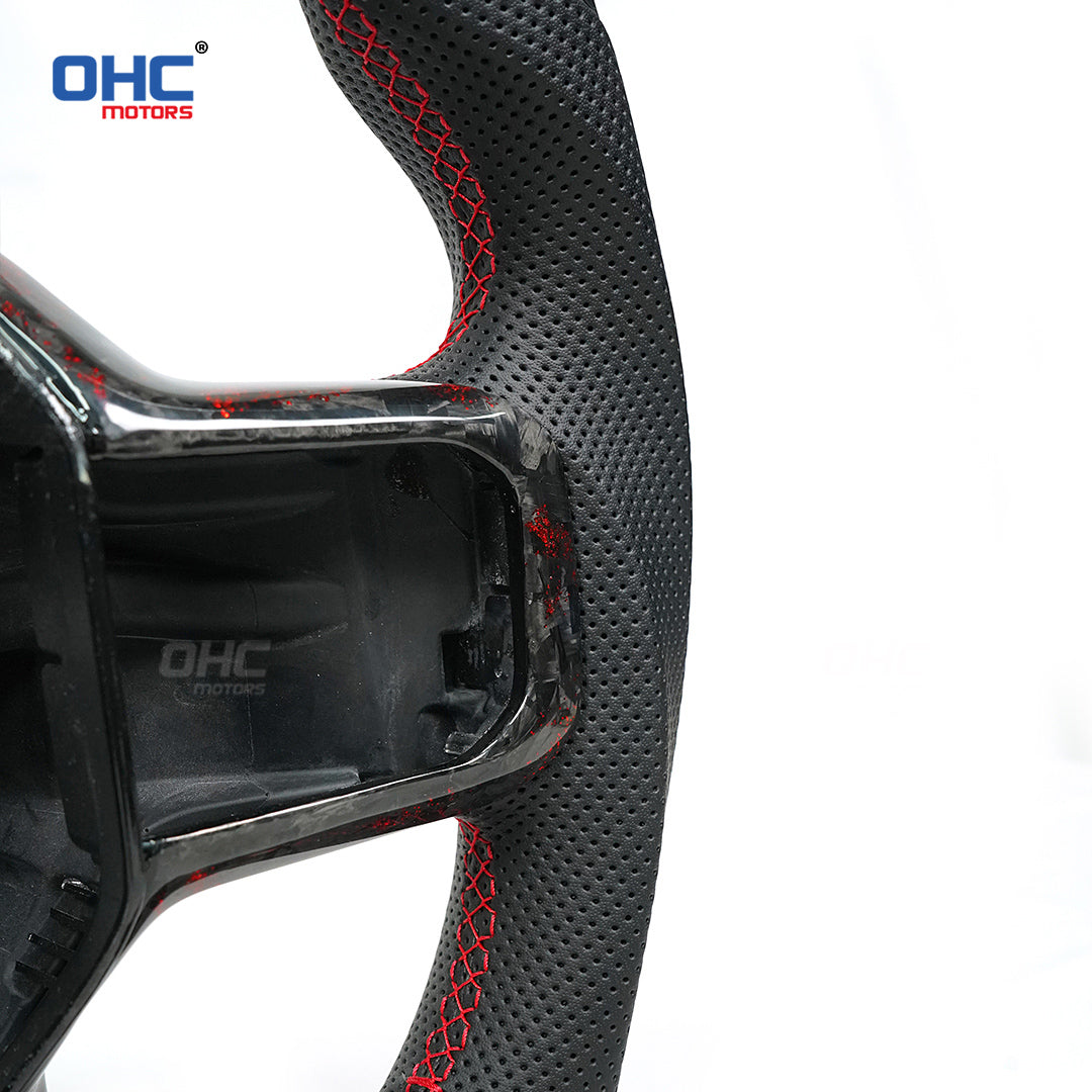 OHC Motors Carbon Fiber Steering Wheel for Ford  2021-2024  F-150 Raptor