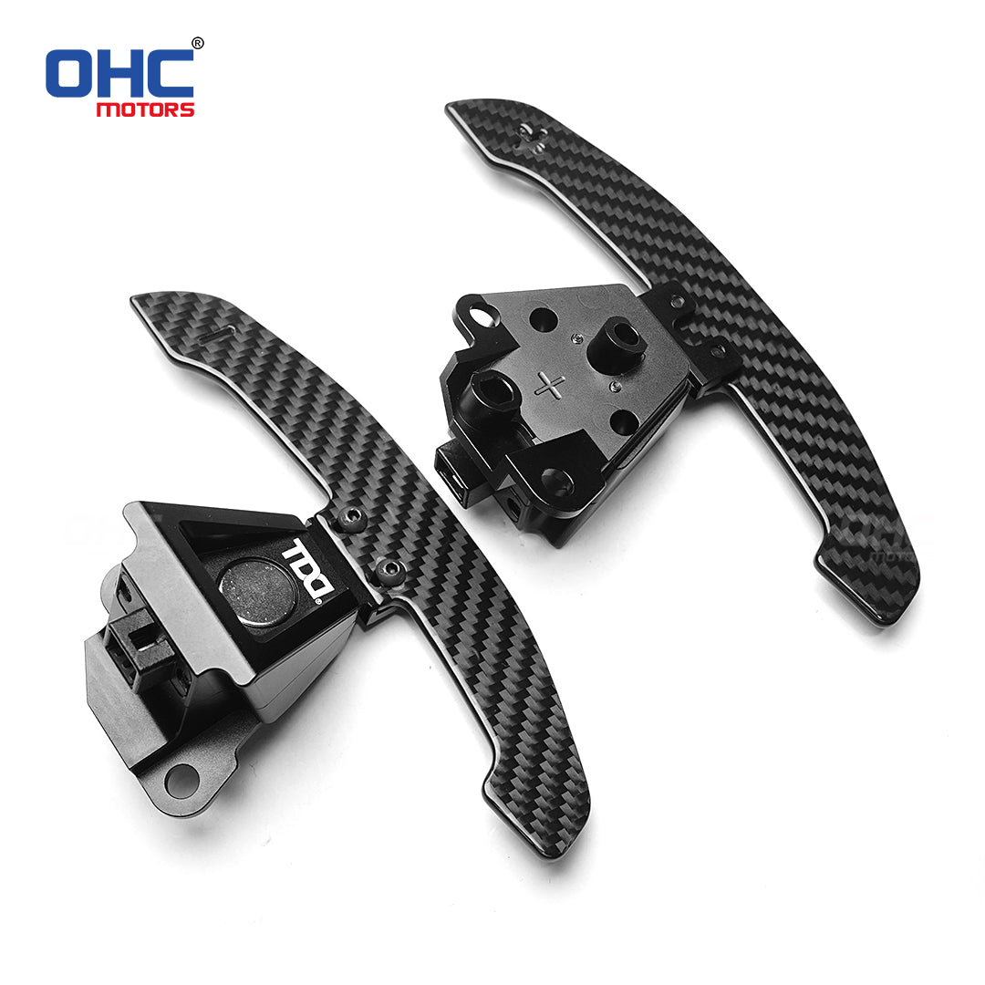 OHC 4MM Glossy and Matte Carbon Fiber Magnetic Paddle Shifters For Lexus IS NX RC 200 250 300 350 for TOYOTA 86 BRZ