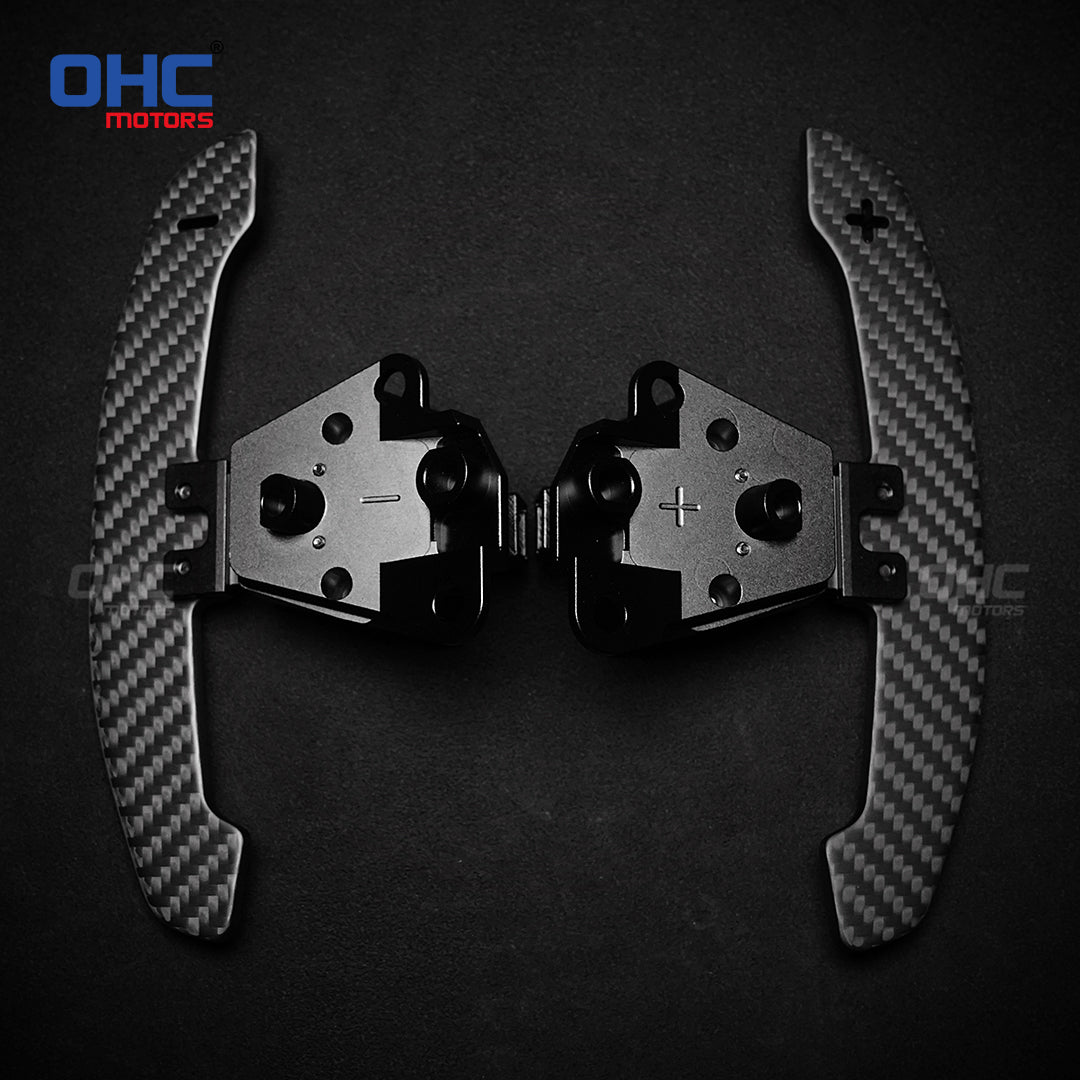 OHC 4MM Glossy and Matte Carbon Fiber Magnetic Paddle Shifters For Lexus IS NX RC 200 250 300 350 for TOYOTA 86 BRZ