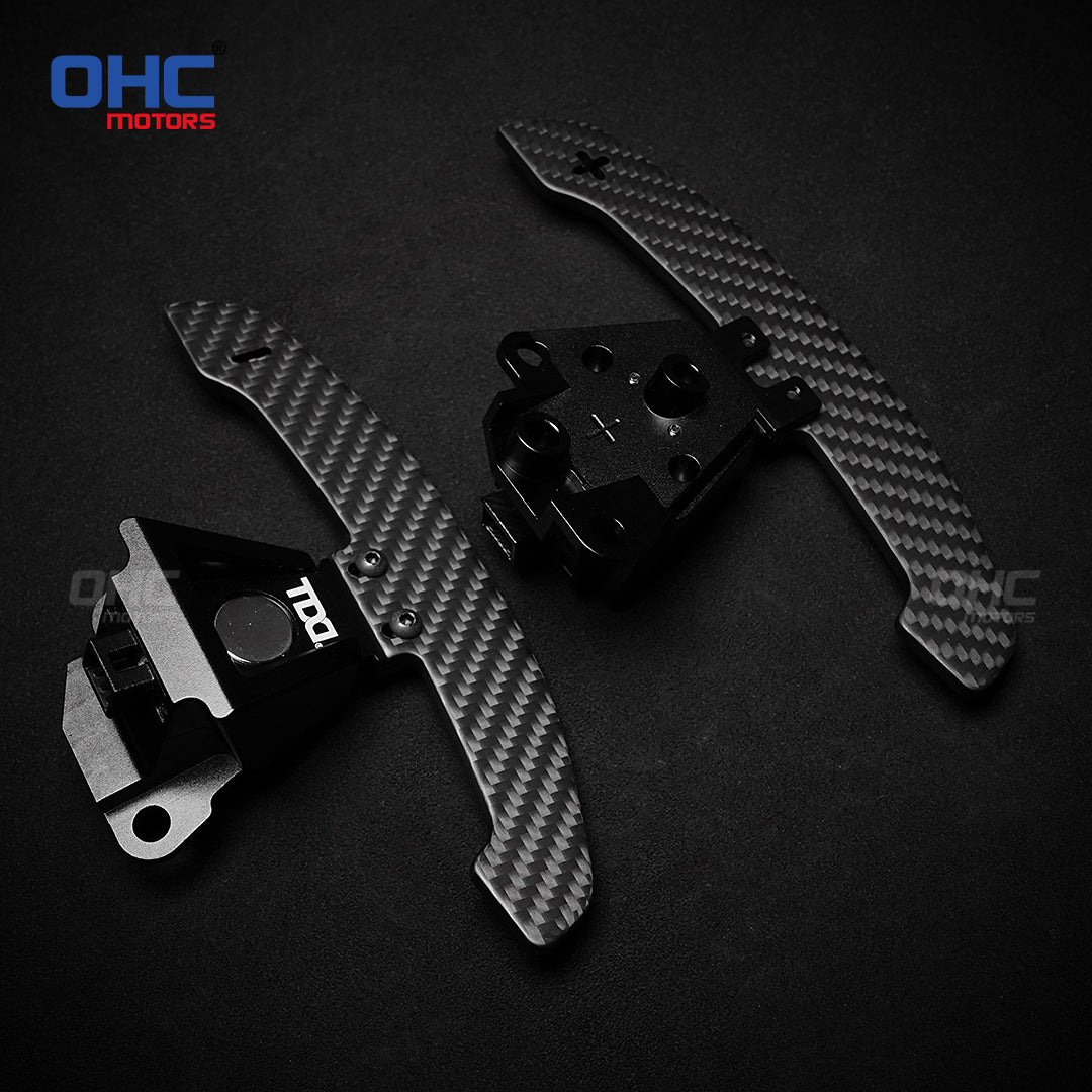 OHC 4MM Glossy and Matte Carbon Fiber Magnetic Paddle Shifters For Lexus IS NX RC 200 250 300 350 for TOYOTA 86 BRZ