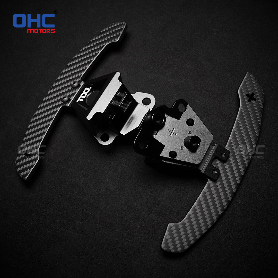 OHC 4MM Glossy and Matte Carbon Fiber Magnetic Paddle Shifters For Lexus IS NX RC 200 250 300 350 for TOYOTA 86 BRZ