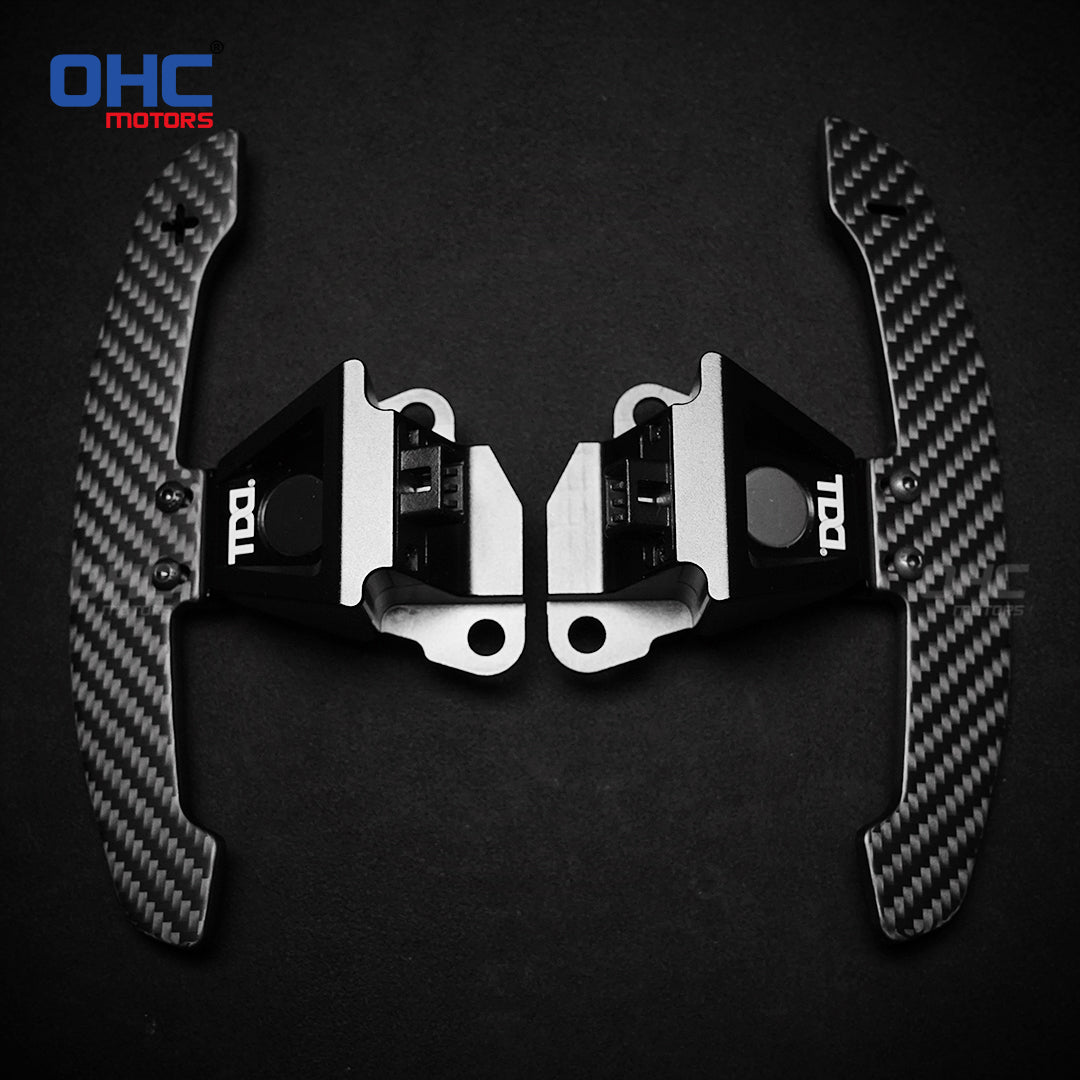 OHC 4MM Glossy and Matte Carbon Fiber Magnetic Paddle Shifters For Lexus IS NX RC 200 250 300 350 for TOYOTA 86 BRZ