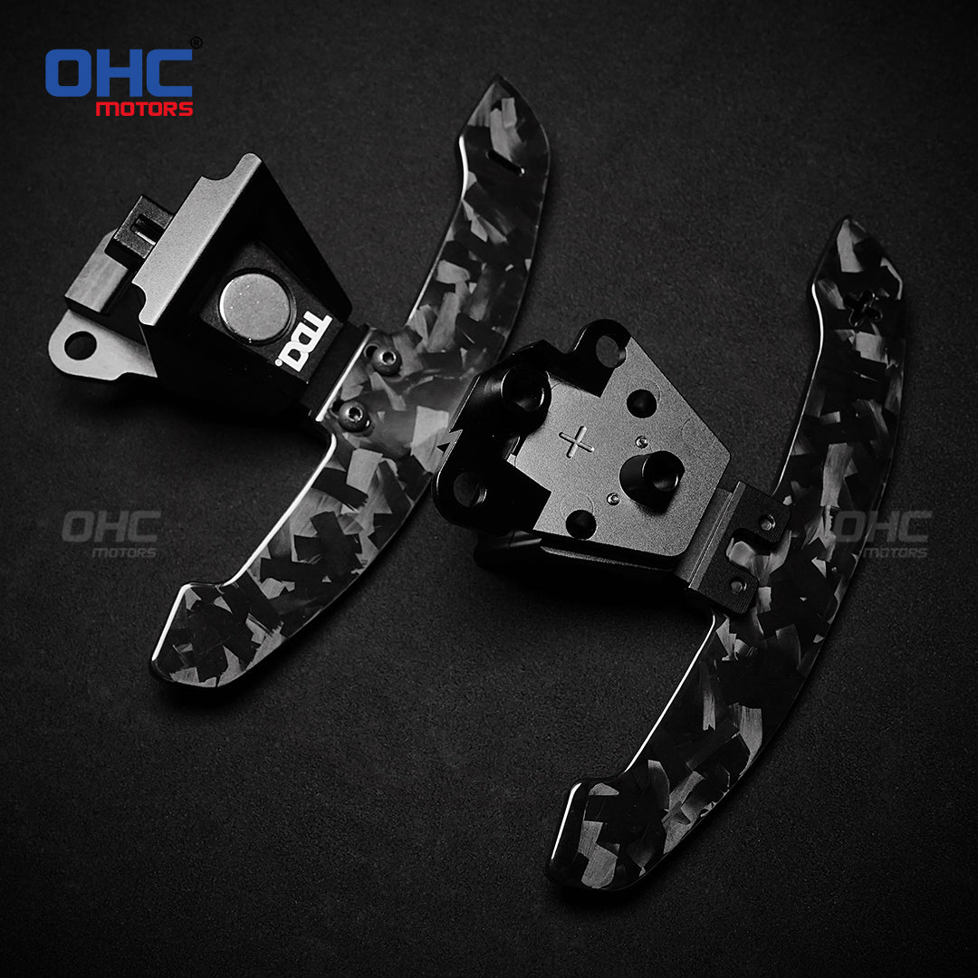 OHC 4MM Glossy and Matte Carbon Fiber Magnetic Paddle Shifters For Lexus IS NX RC 200 250 300 350 for TOYOTA 86 BRZ