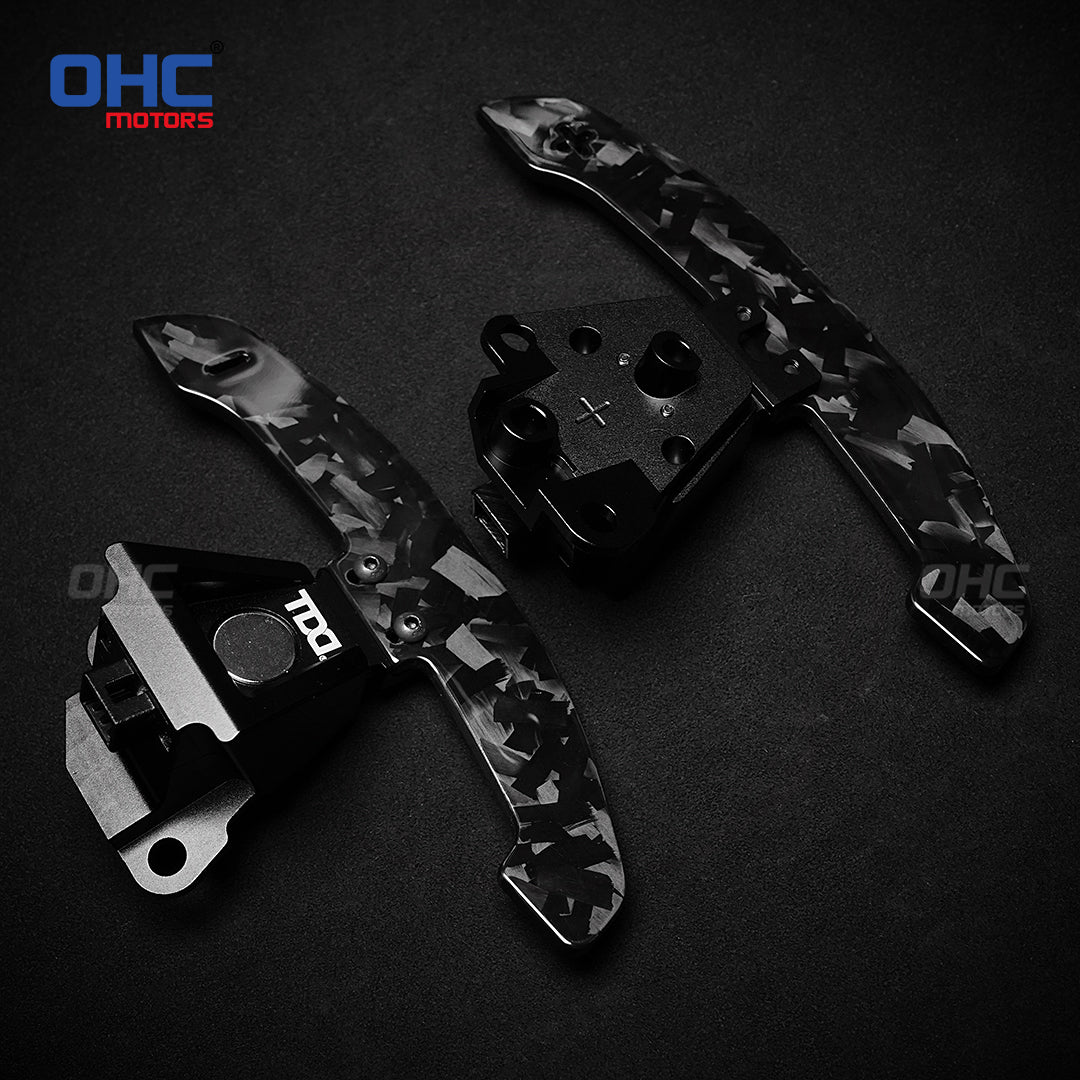 OHC 4MM Glossy and Matte Carbon Fiber Magnetic Paddle Shifters For Lexus IS NX RC 200 250 300 350 for TOYOTA 86 BRZ