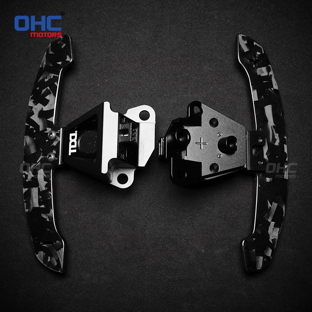 OHC 4MM Glossy and Matte Carbon Fiber Magnetic Paddle Shifters For Lexus IS NX RC 200 250 300 350 for TOYOTA 86 BRZ
