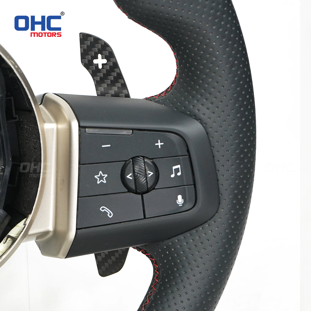 Magnetic Carbon Fiber Paddle Shifters For MINI Cooper F66 F65 Countryman U25 2024- Aluminum Alloy Backside