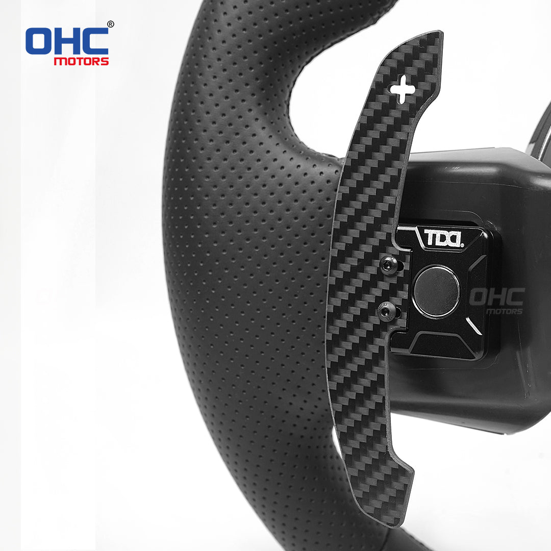 Magnetic Carbon Fiber Paddle Shifters For MINI Cooper F66 F65 Countryman U25 2024- Aluminum Alloy Backside