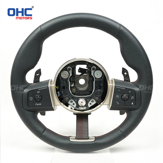 Magnetic Carbon Fiber Paddle Shifters For MINI Cooper F66 F65 Countryman U25 2024- Aluminum Alloy Backside