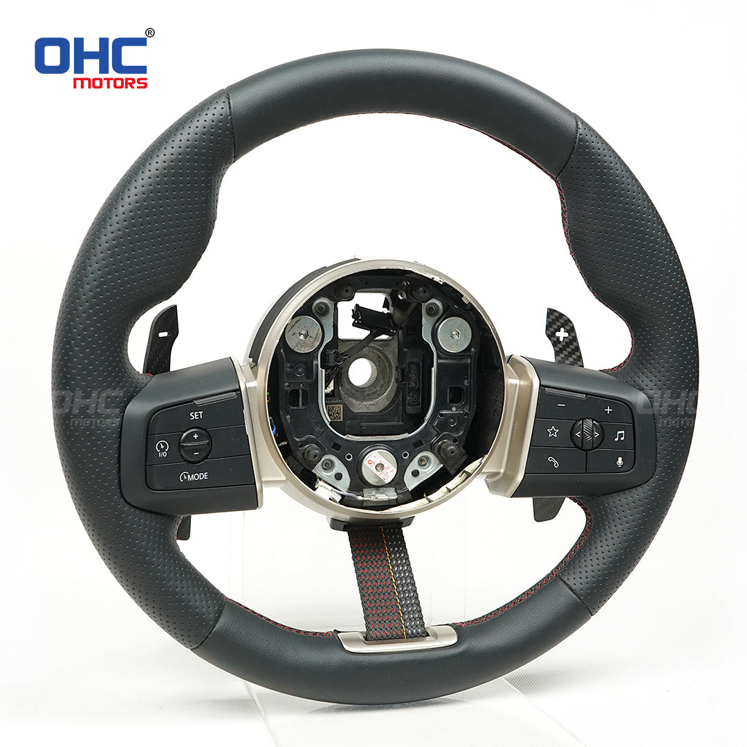 Magnetic Carbon Fiber Paddle Shifters For MINI Cooper F66 F65 Countryman U25 2024- Aluminum Alloy Backside