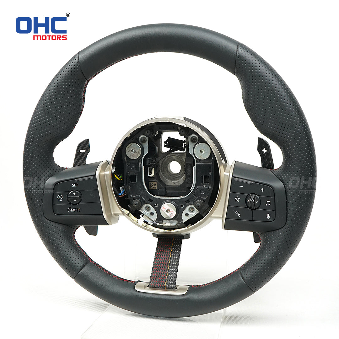 Magnetic Carbon Fiber Paddle Shifters For MINI Cooper F66 F65 Countryman U25 2024- Aluminum Alloy Backside