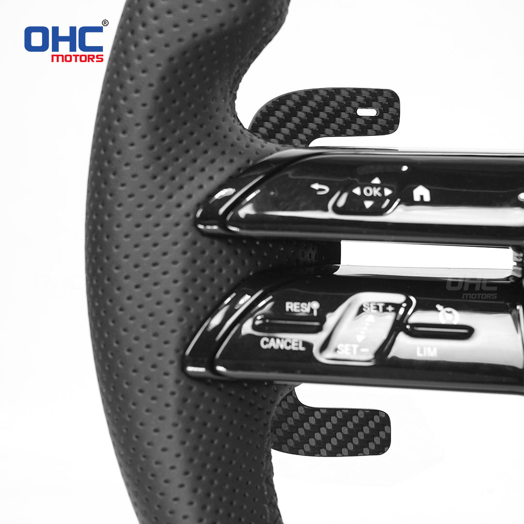 Magnetic Carbon Fiber Paddle Shifters For Mercedes Benz G63 2025 E CLS C-Class W213/W214 W223 W206 SUV W167 X167 2024