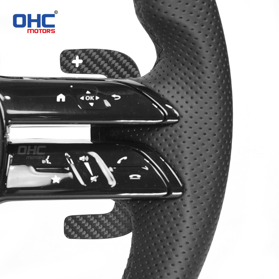Magnetic Carbon Fiber Paddle Shifters For Mercedes Benz G63 2025 E CLS C-Class W213/W214 W223 W206 SUV W167 X167 2024