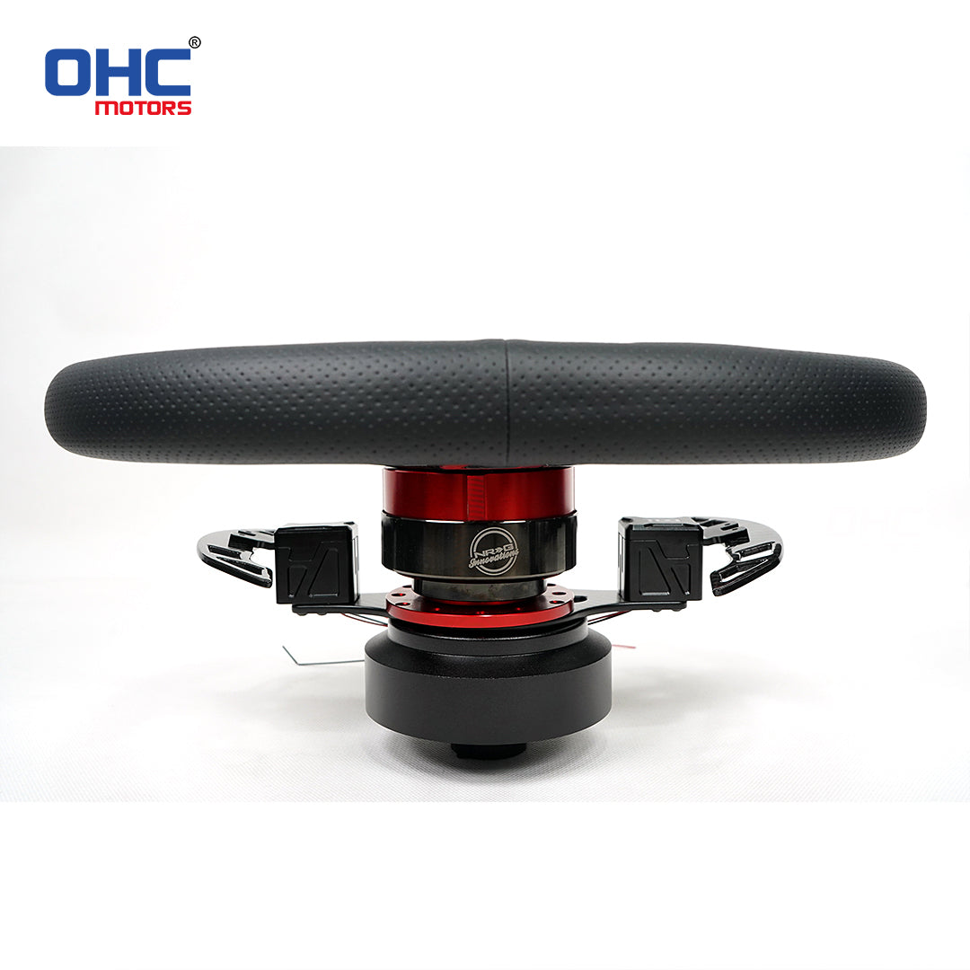 Car Modification Quick Release Steering Wheel Carbon Fiber Magnetic Paddles with Plane Steering Wheel Shift Paddles Universal